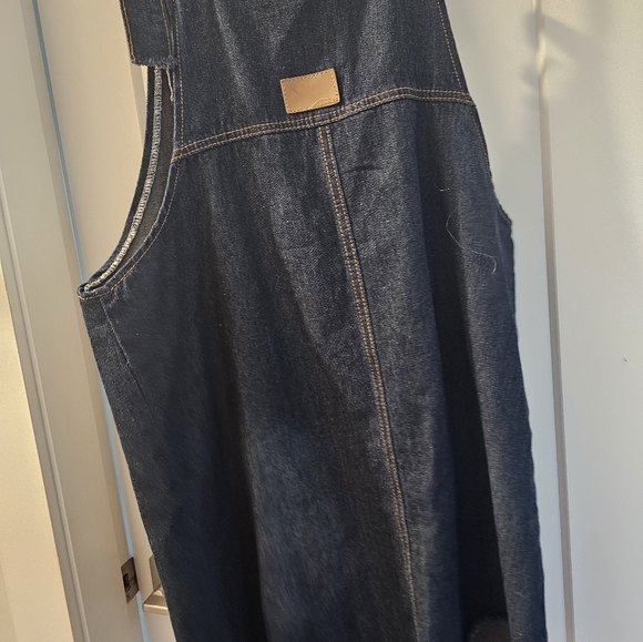 Jean romper dress Med to L - Picture 2 of 10